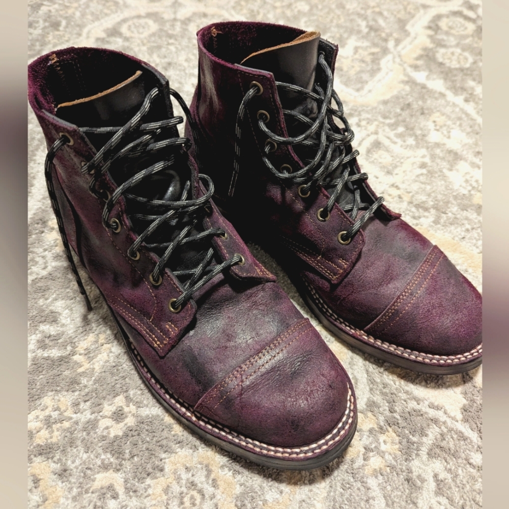 Truman Boots in Aubergine